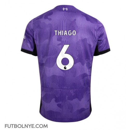 Camiseta Liverpool Thiago Alcantara #6 Tercera Equipación 2023-24 manga corta